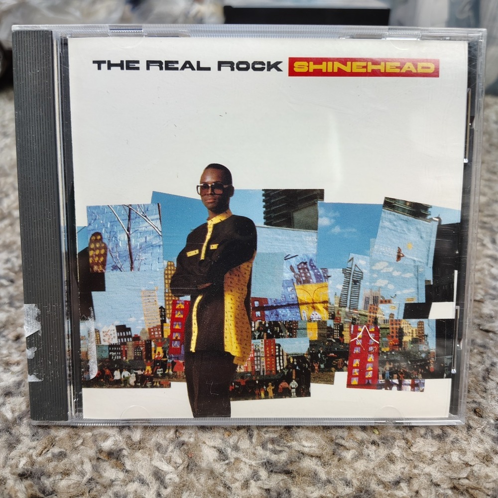 Shinehead CD The Real Rock Reggae Reggae Dancehall Music 1990 Elektra Records EC